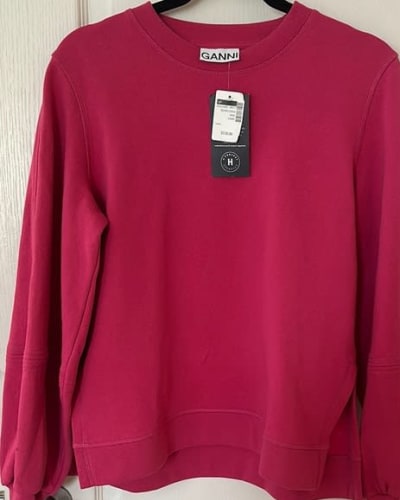 Ganni NWT Crewneck Sweater Soft