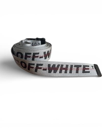OFF-WHITE Virgil Abloh White Silver Reflective Industrial...