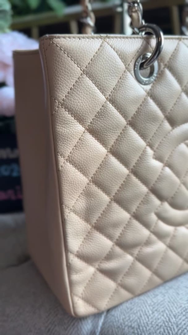 Chanel Quilted Leather Tote