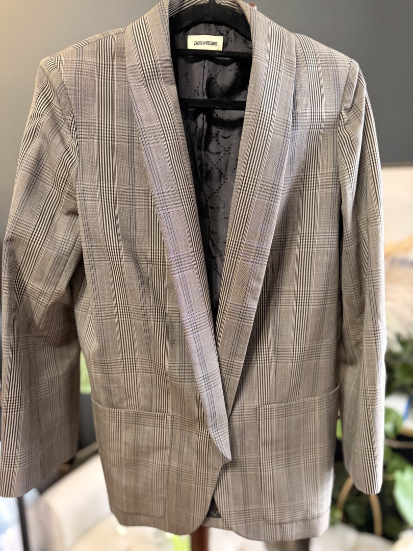 Zadig & Voltaire Plaid Blazer