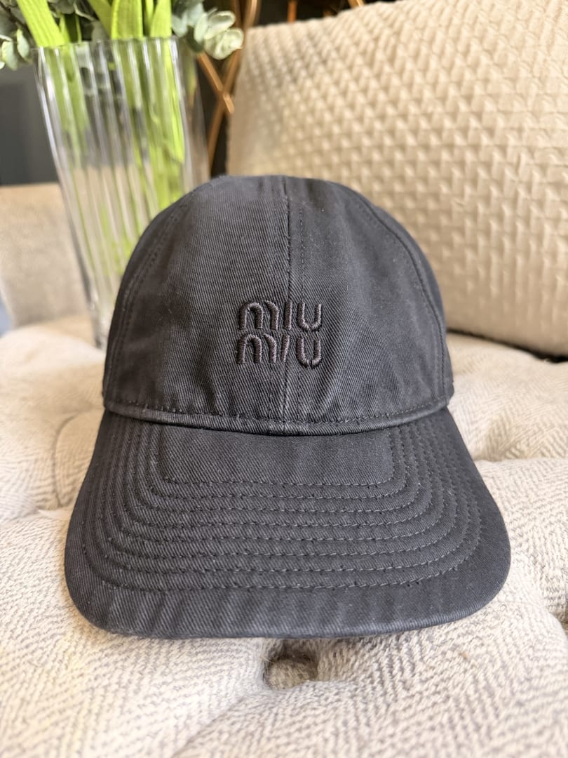 Miu Miu Black Cap