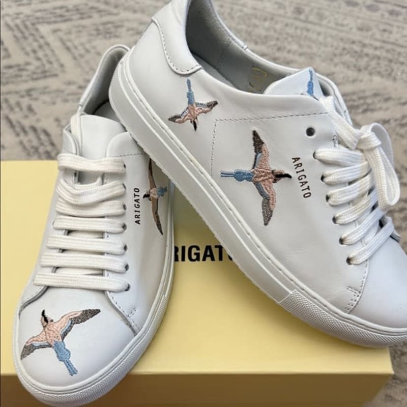 Axel Arigato White Sneakers with Bird Design
