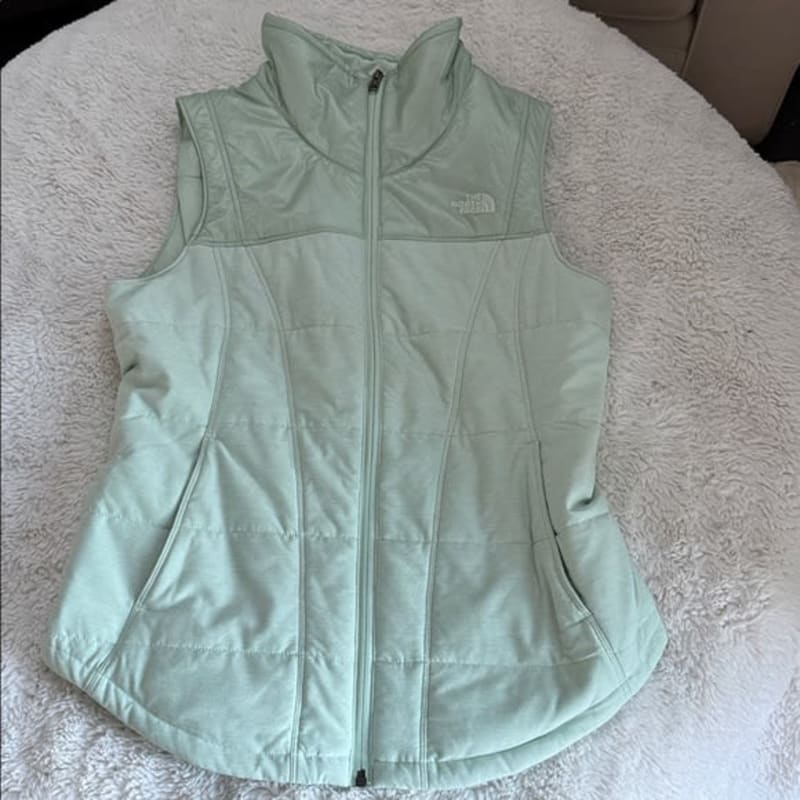 The North Face Women's Mint Green Quilted Vest