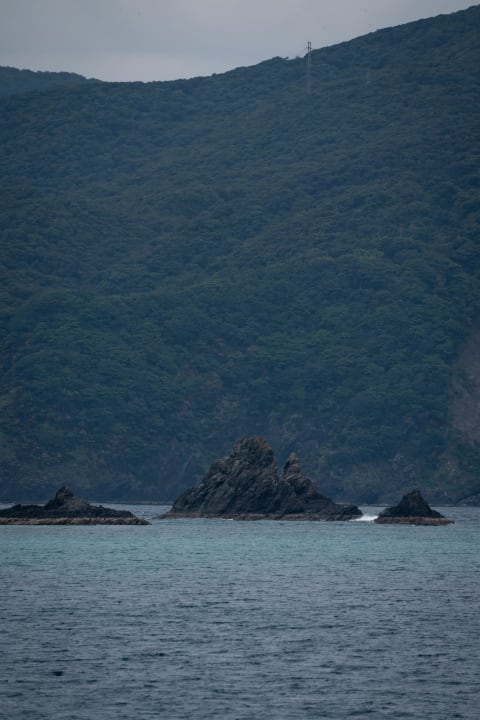 Landscape photograph (topsides) from Japan coast