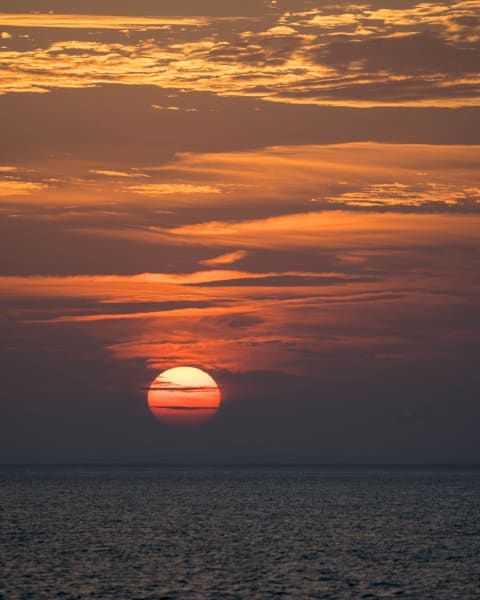 Landscape photograph (topsides) from Japan coast