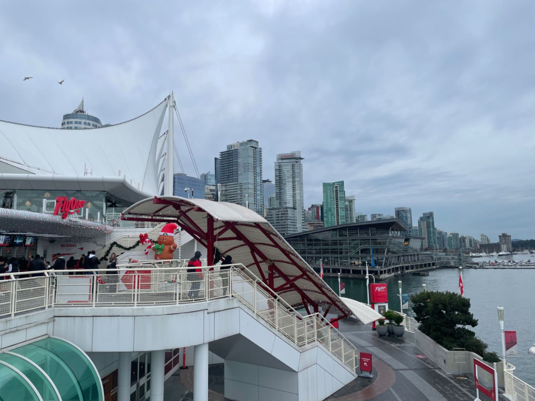 Canada Place 的一处景观