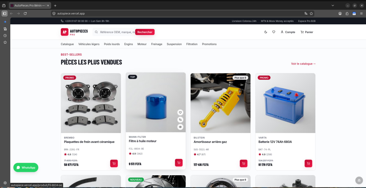E-commerce Autopiece