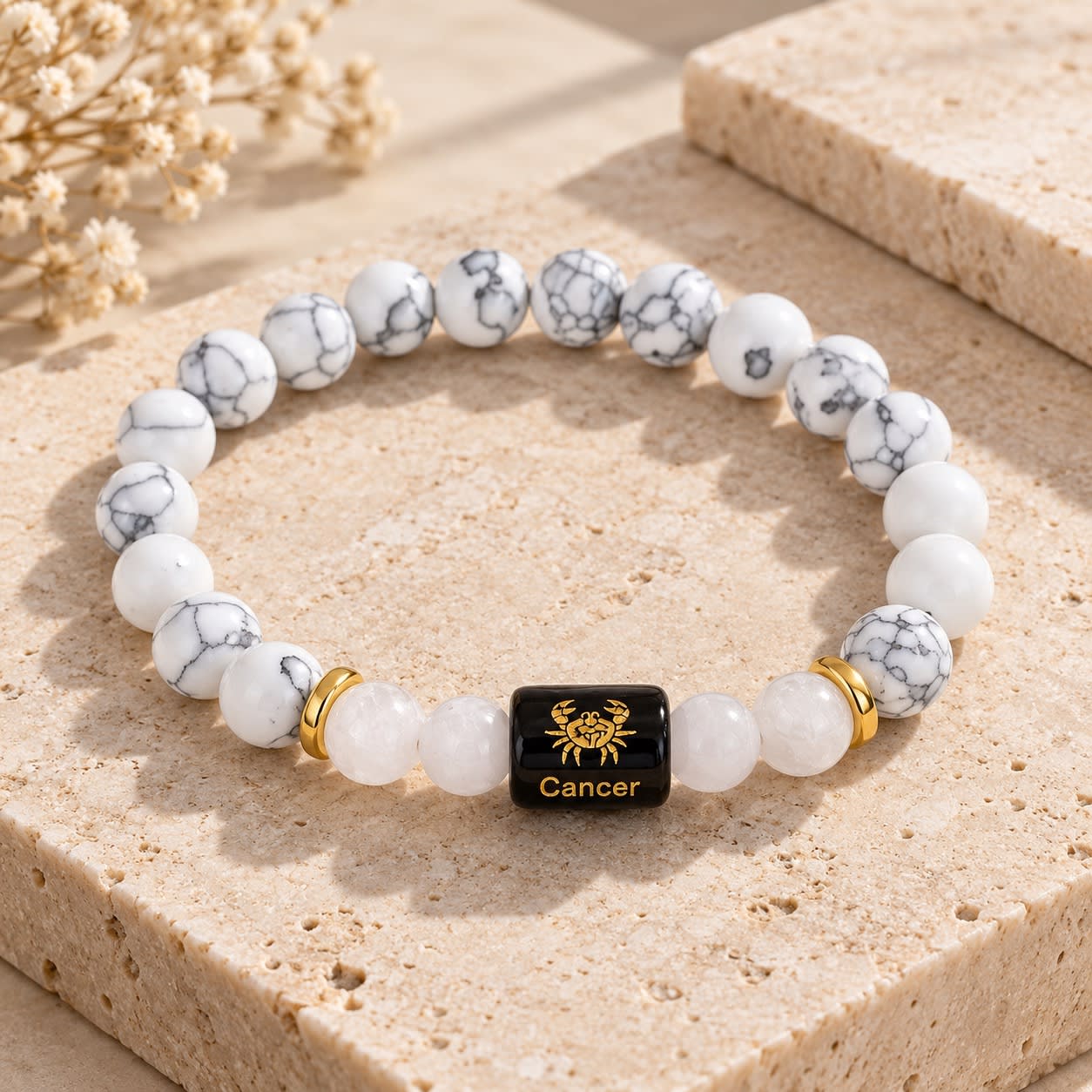 Gemstone CANCER / कर्क Rashi Bracelet
