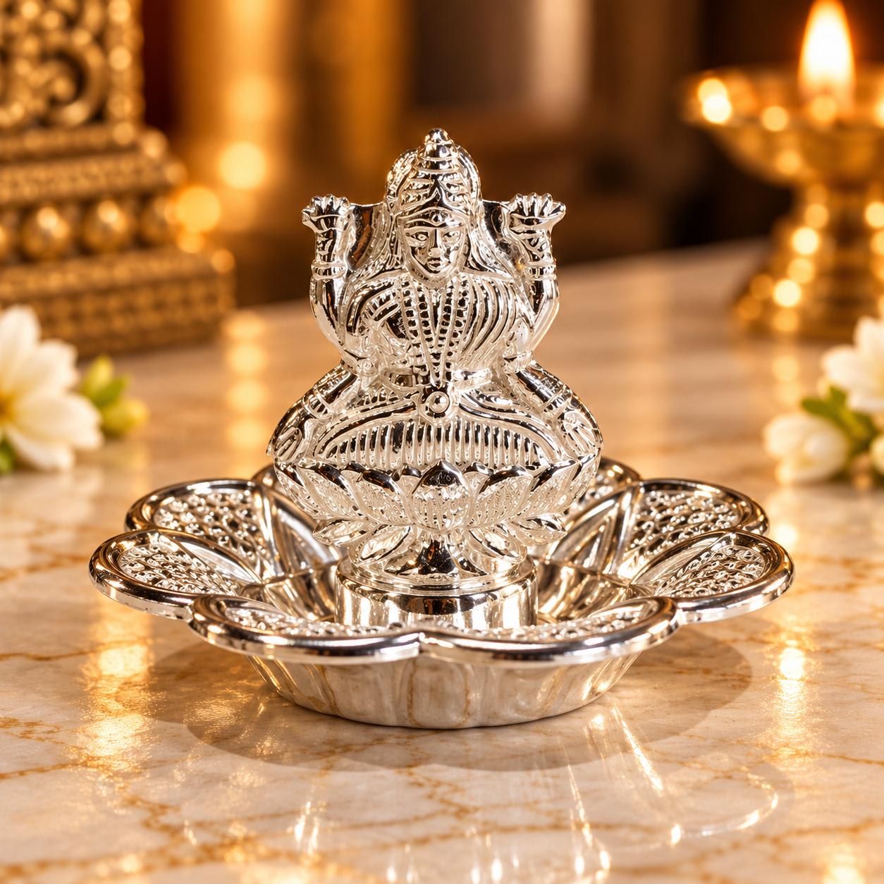 Sri. Mahalaxmi Silver Agarbatti Stand — photo 1 of 2
