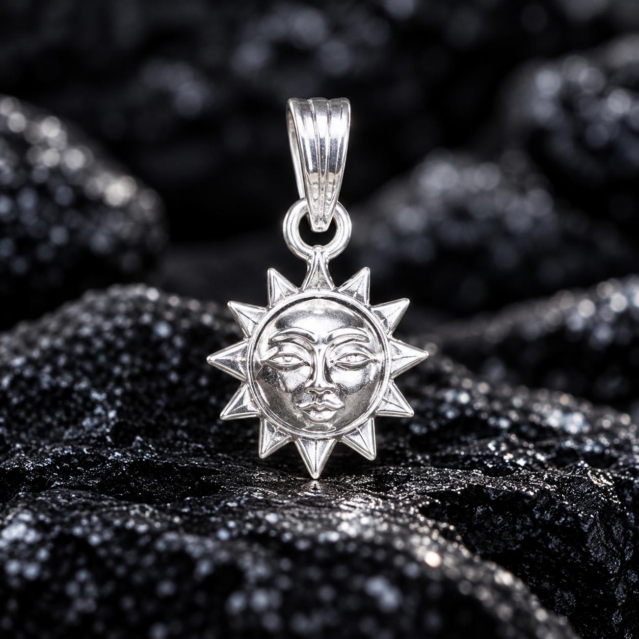 92.5 Sun Unisex Italian Pendant