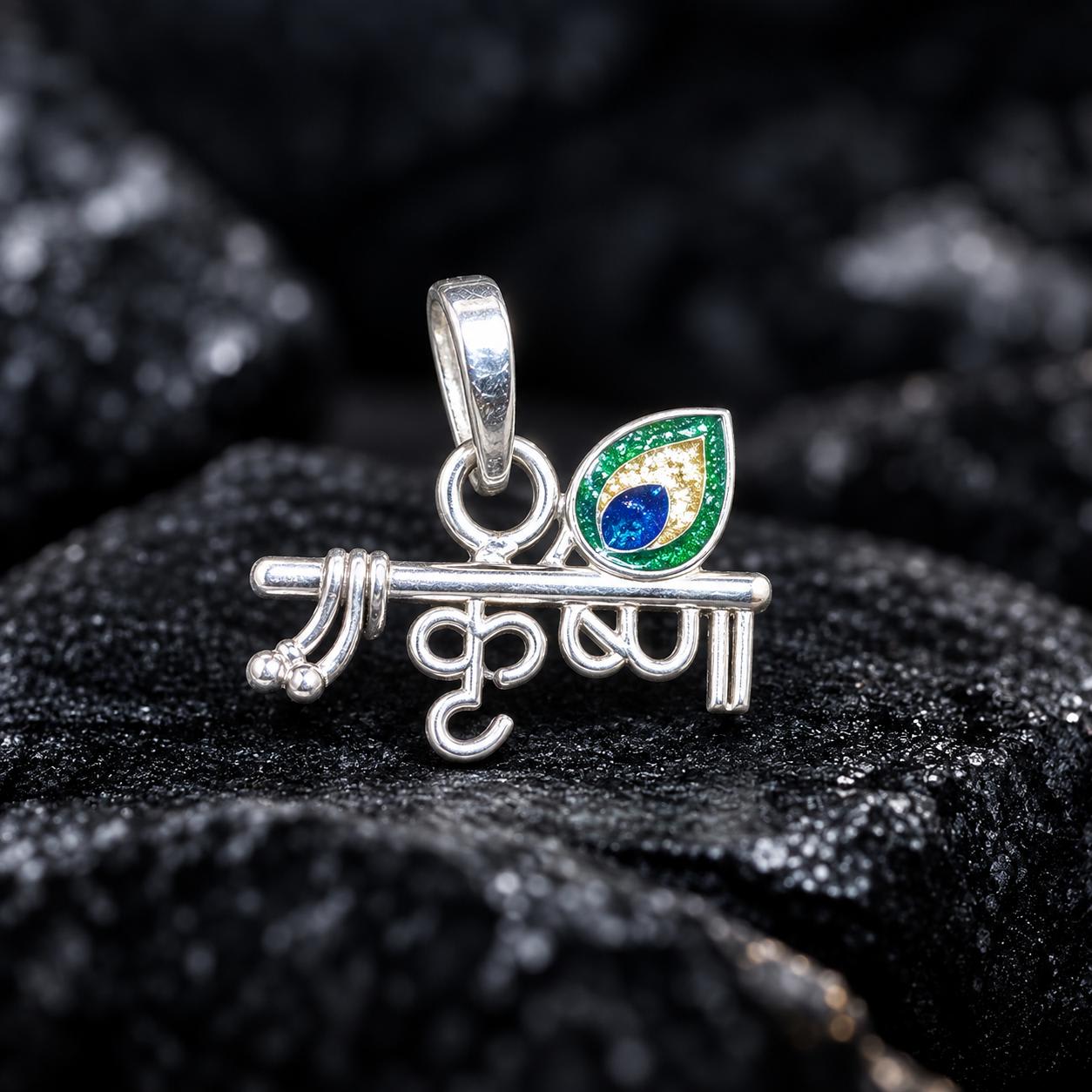 92.5 Shri Krishna Unisex Italian Pendant