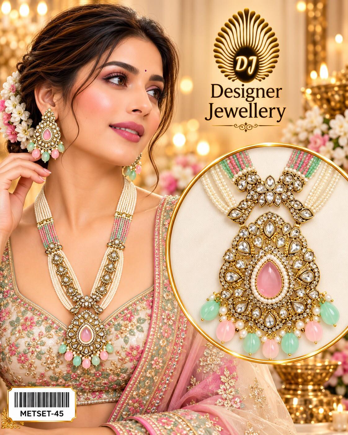 Met Women's One Gram Bridal Set