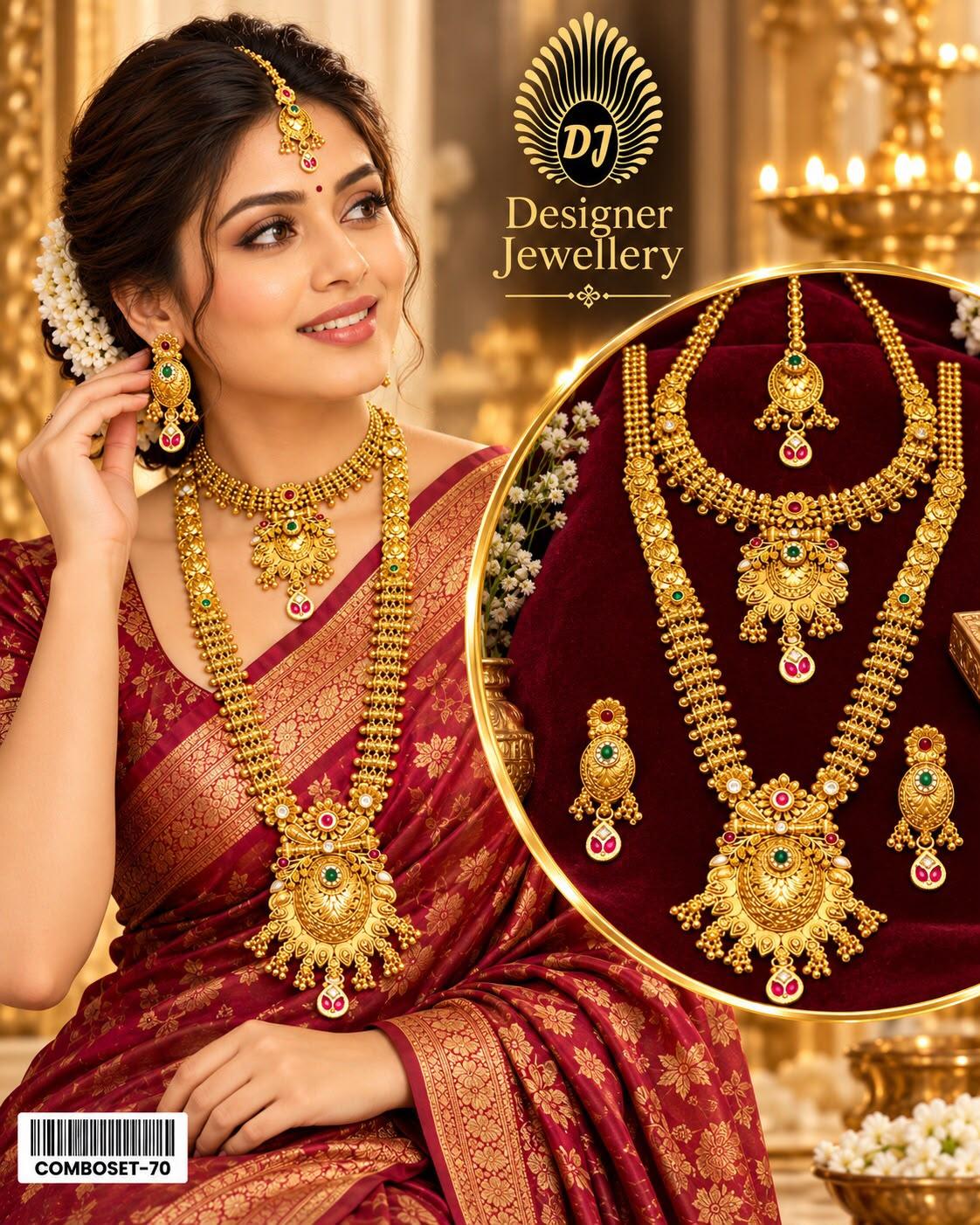 Combo Set Women's One Gram Bridal Set
