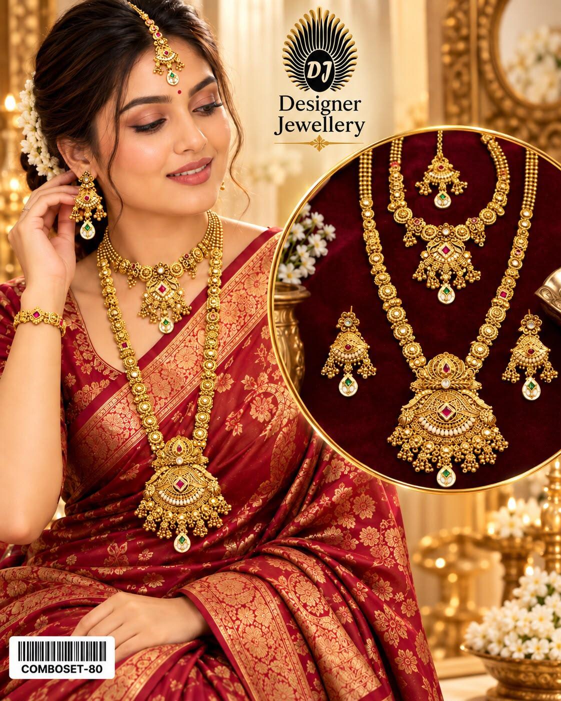 Combo Set Women's One Gram Bridal Set