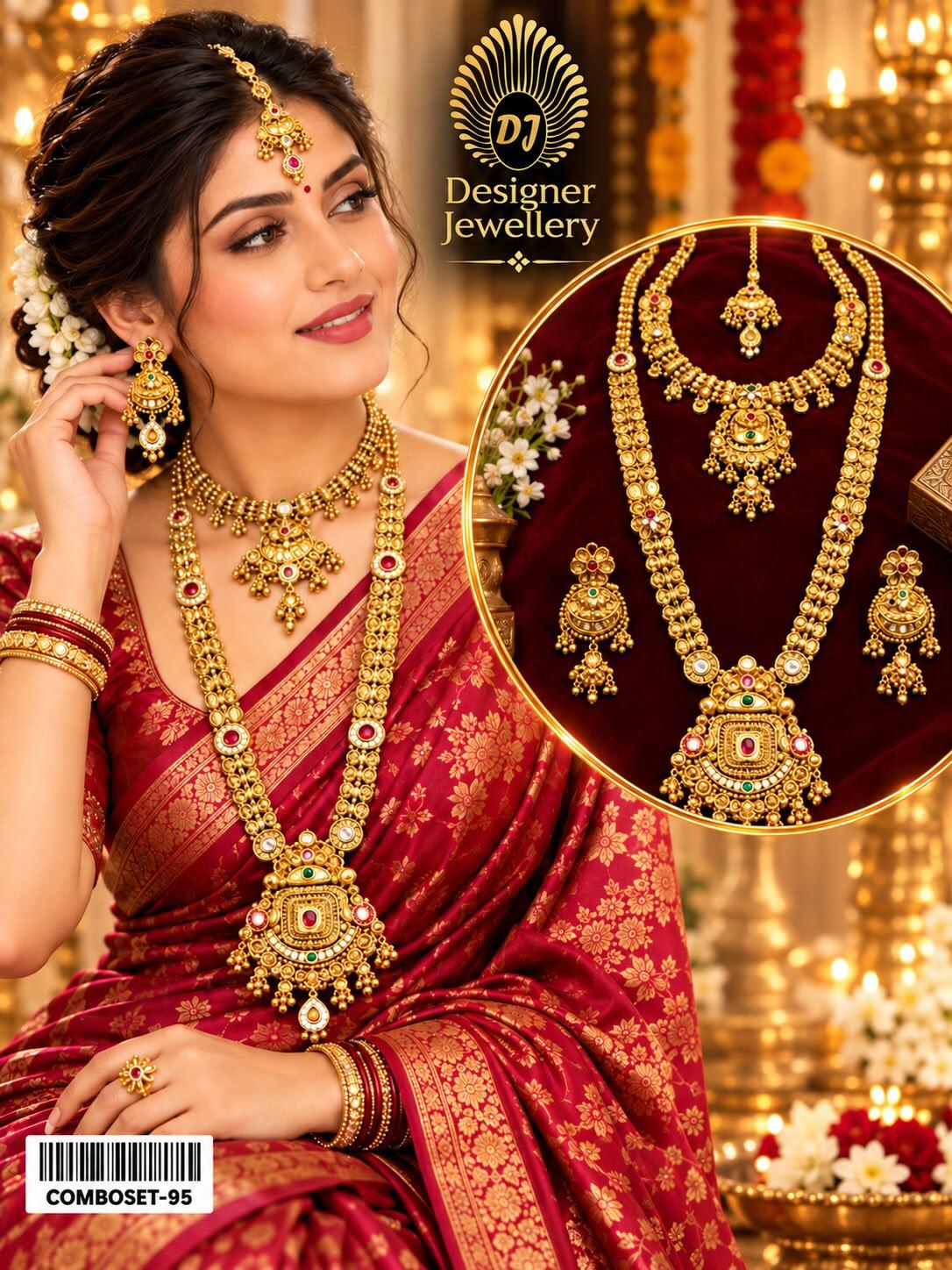 Combo Set Women's One Gram Bridal Set