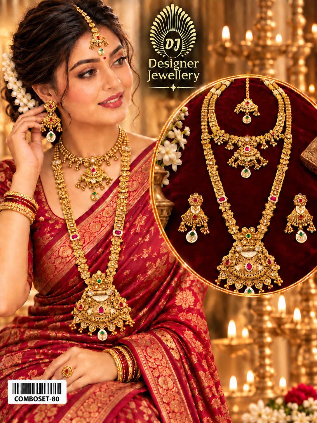 Combo Set Women's One Gram Bridal Set