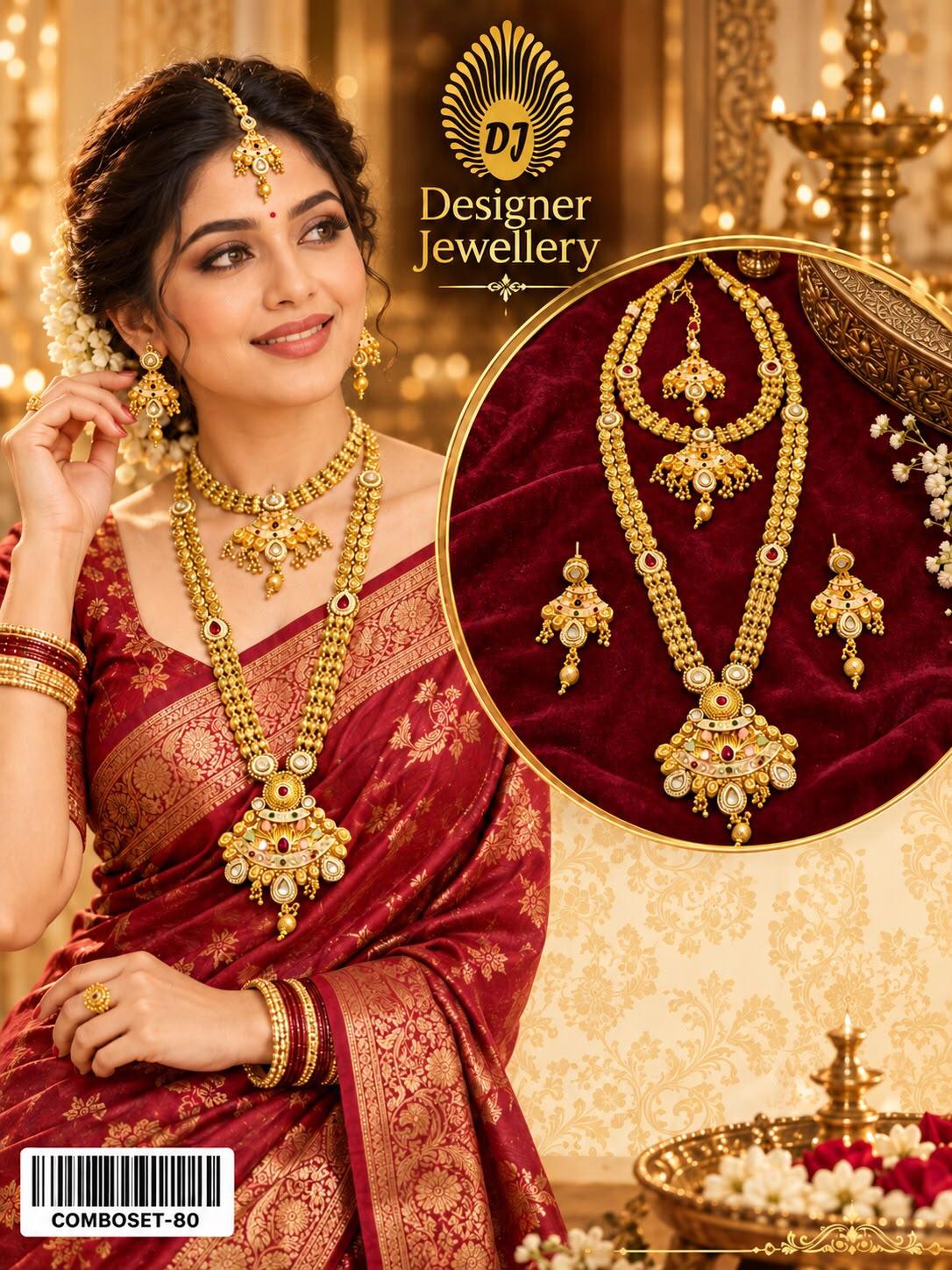 Combo Set Women's One Gram Bridal Set