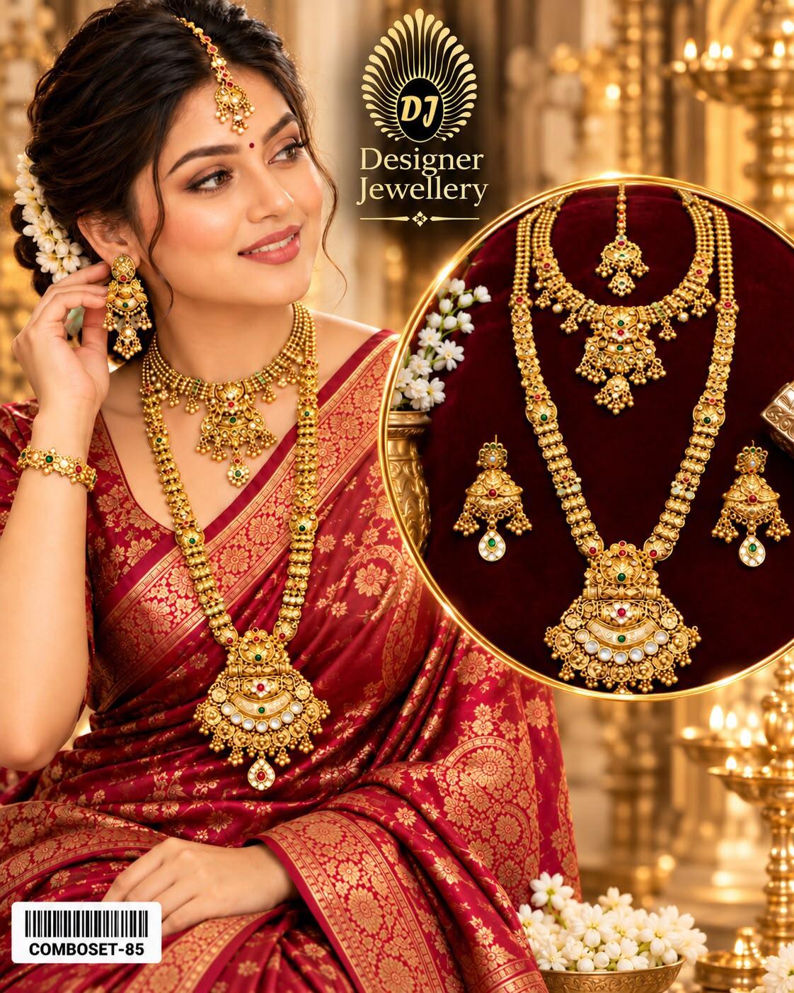Combo Set Women's One Gram Bridal Set