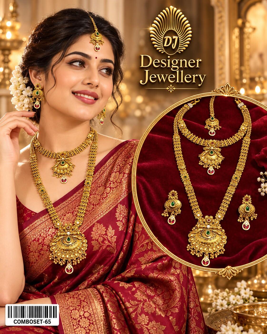 Combo Set Women's One Gram Bridal Set