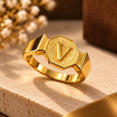 Customisable Initial Ring