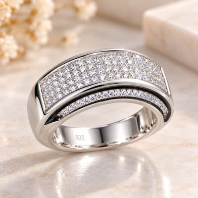 925 Silver Band Ring
