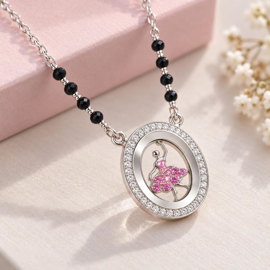 Ballerina 925 Silver Mangalsutra Daily Wear