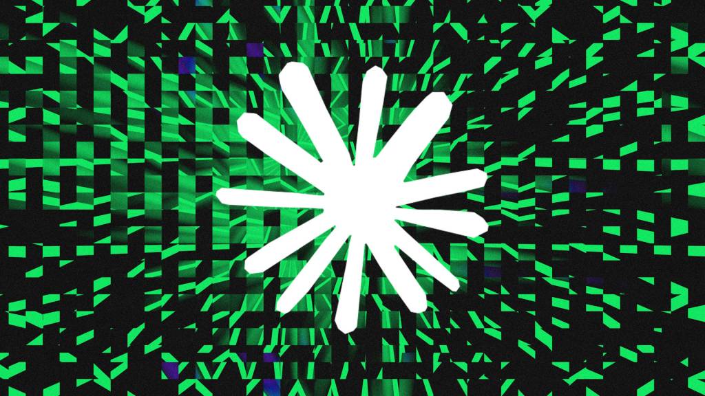 Representación abstracta de una red neuronal analizando código y detectando anomalías.