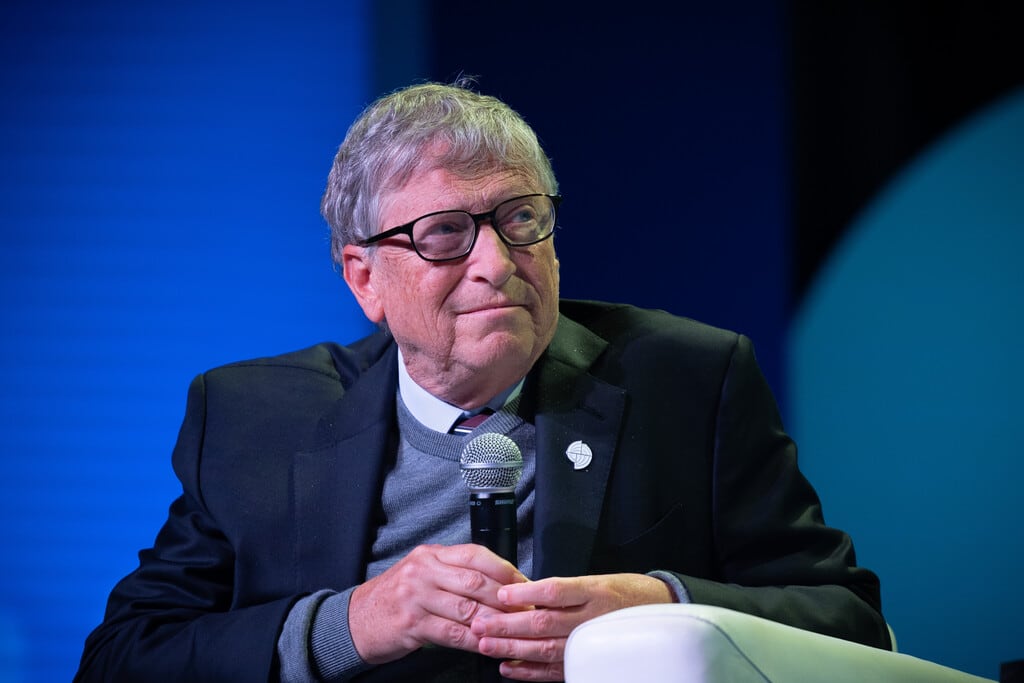 Bill Gates contemplating the future of AI