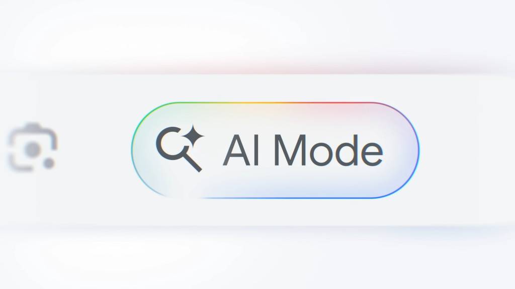 Imagen conceptual de un motor de búsqueda de Google mostrando iconos de Reddit y redes sociales integrados con gráficos de IA.