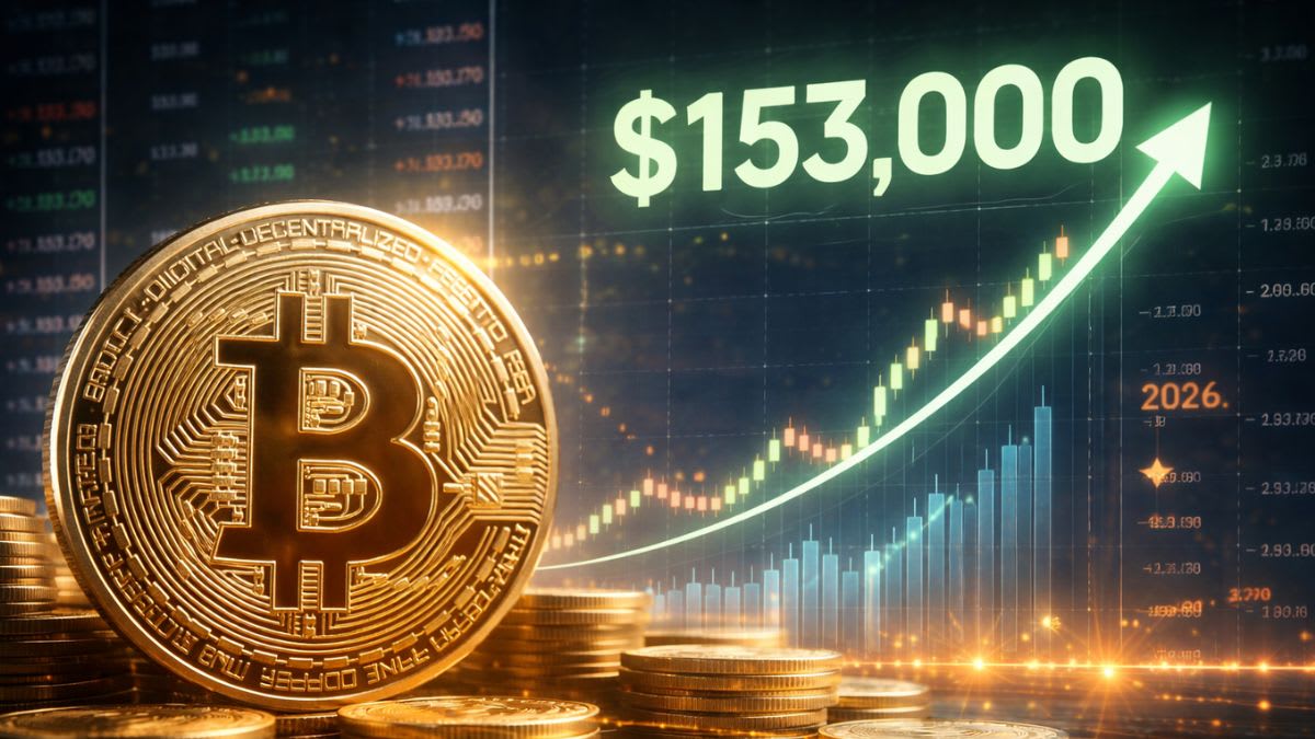 Gráfico de análisis técnico de Bitcoin mostrando un canal de decaimiento con una proyección de precio a largo plazo.
