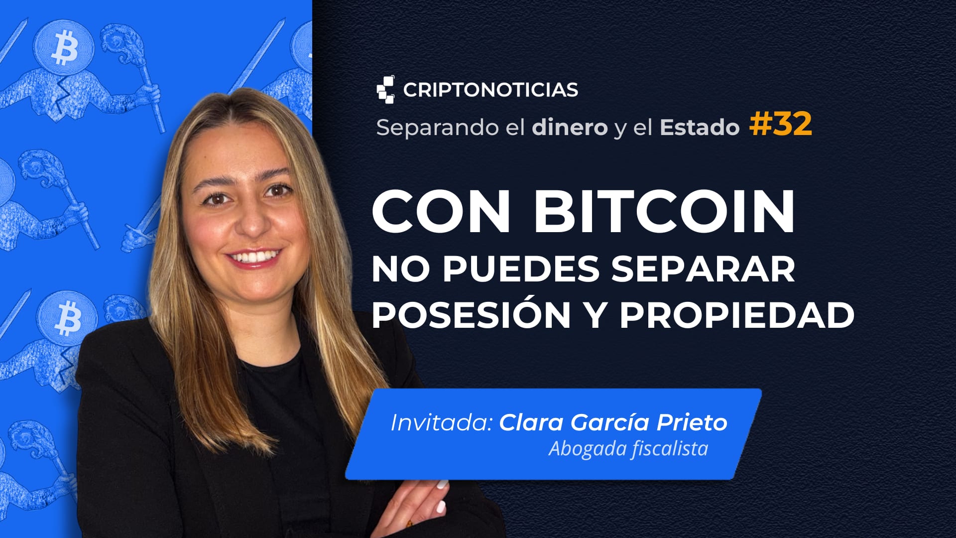 Diagrama conceptual que muestra cómo las claves privadas de Bitcoin conectan los conceptos de posesión y propiedad.