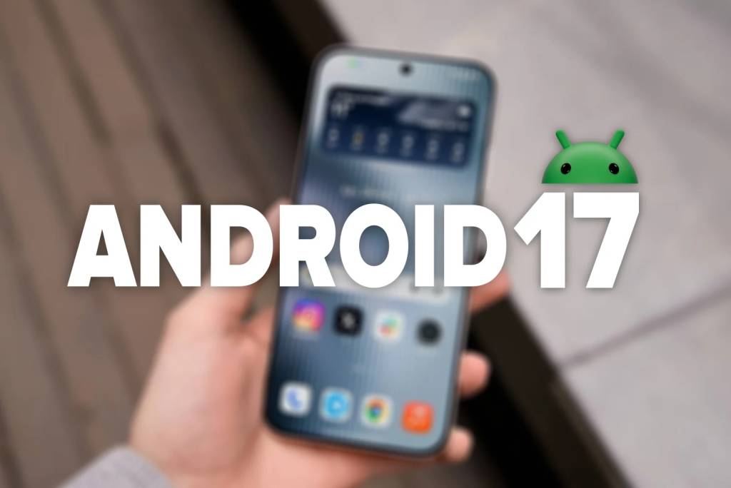 Smartphone mostrando la interfaz de Android 17