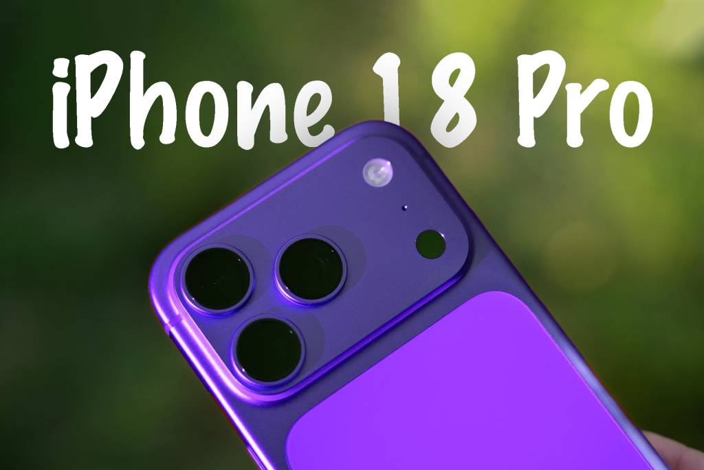 Fotografía editorial de un smartphone futurista de Apple con énfasis en su diseño elegante y pantalla luminosa, con sutiles elementos gráficos que sugieren innovación en energía.
