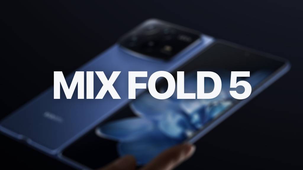 Xiaomi Mix Fold 5 plegable en un entorno tecnológico moderno
