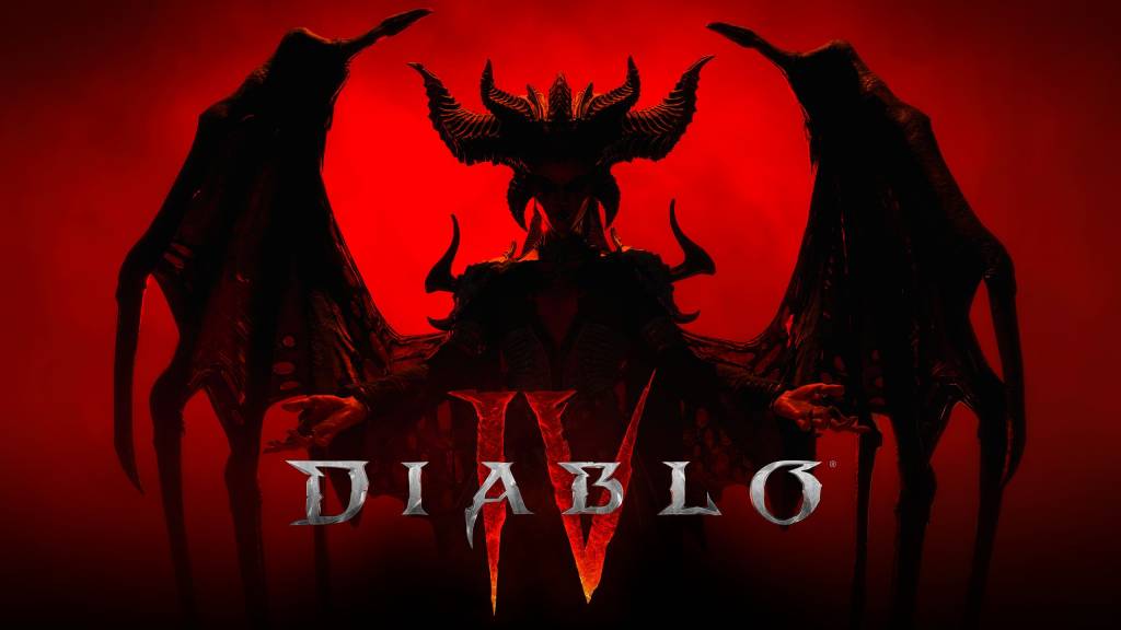 Captura de pantalla del videojuego Diablo IV mostrando una escena de combate intensa.