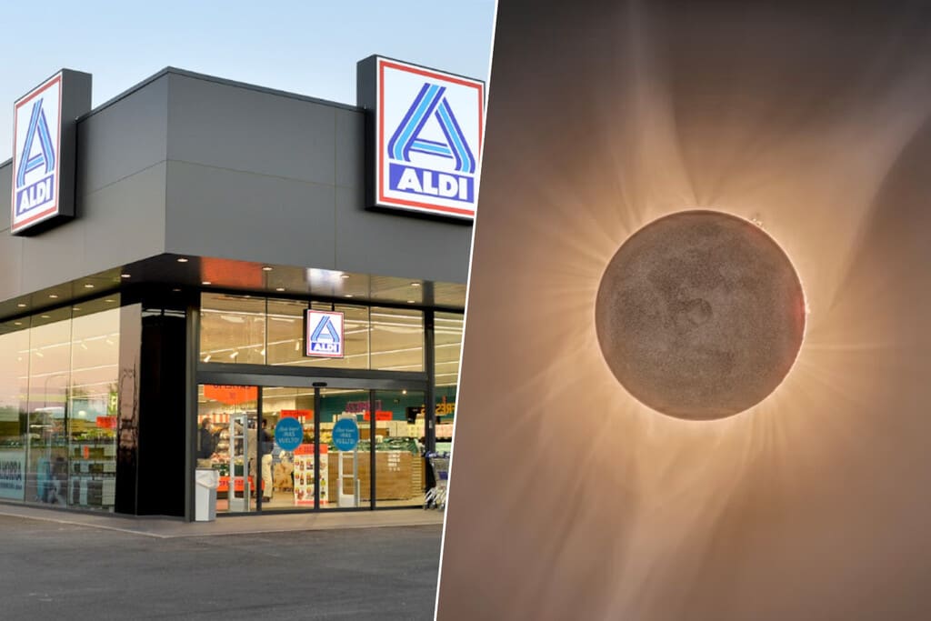 Gafas de eclipse homologadas con un diseño sencillo, vistas sobre un fondo blanco limpio.