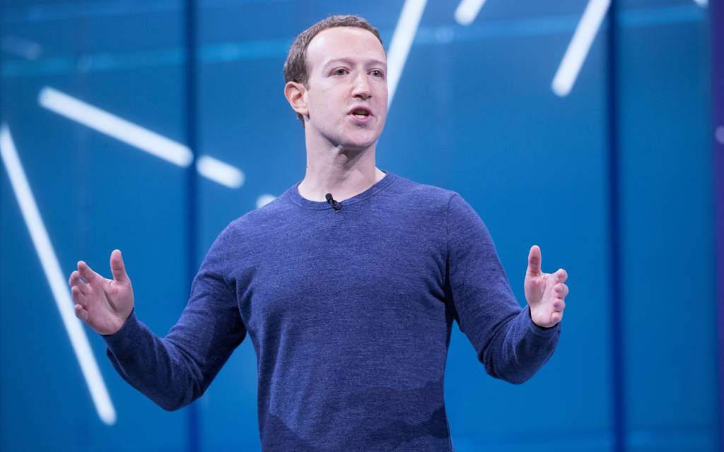 Mark Zuckerberg presenting his vision for AI