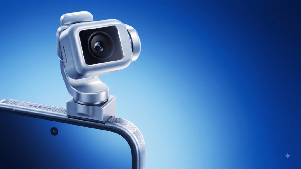 Honor Robot Phone con su cámara gimbal desplegada