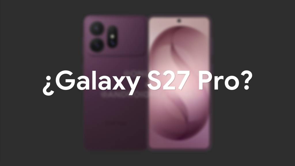 Visualización conceptual del diseño filtrado del Samsung Galaxy S27 Pro, mostrando su silueta y disposición de cámaras.