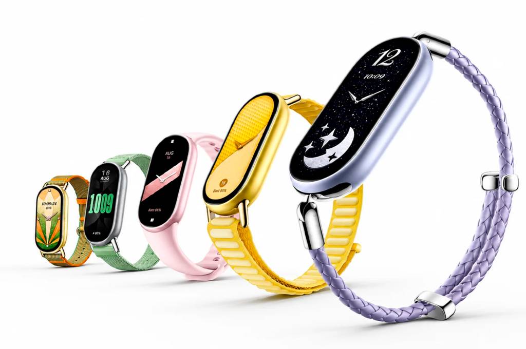 Xiaomi Smart Band 11 displayed on a minimalist tech background