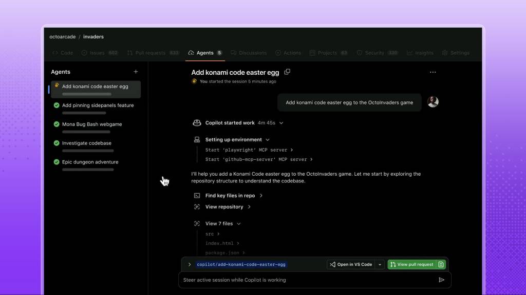 Un desarrollador trabajando en código con interfaces de IA en una pantalla de ordenador moderna.