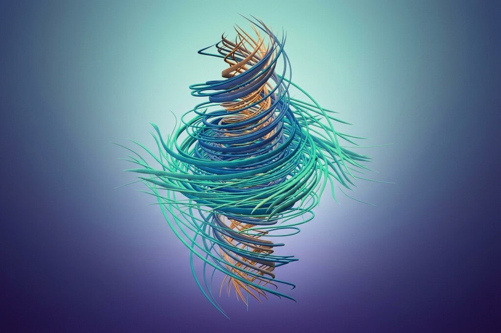 Una representación abstracta de redes neuronales y ecuaciones matemáticas flotando en el espacio digital.