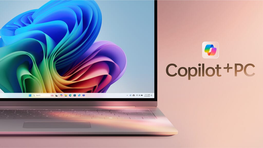 Un ordenador portátil moderno con un diseño minimalista, donde la luz ilumina sutilmente su teclado, sugiriendo innovación tecnológica.