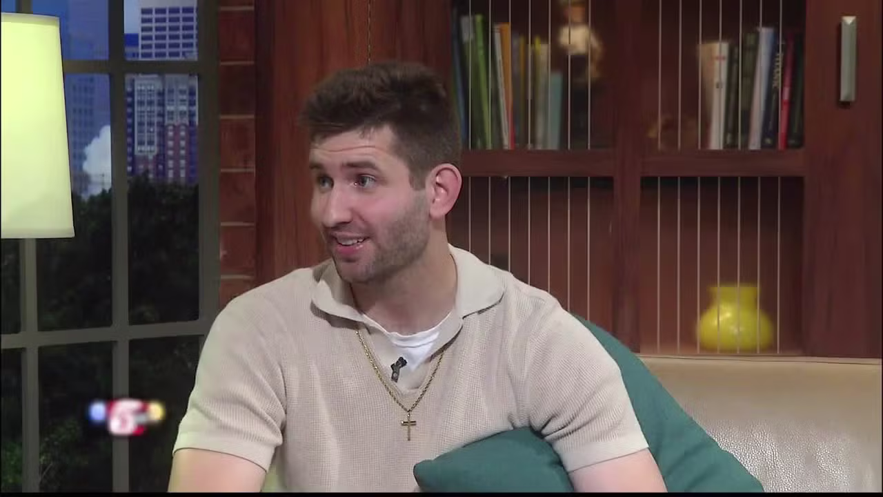 Digital creator during an in-studio Twin Cities Live interview on KSTP-TV.