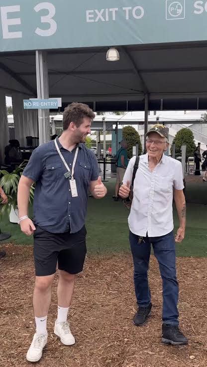 Josh Liljenquist attending the Formula 1 Miami Grand Prix with a guest during a Ticketmaster-supported live-event experience.