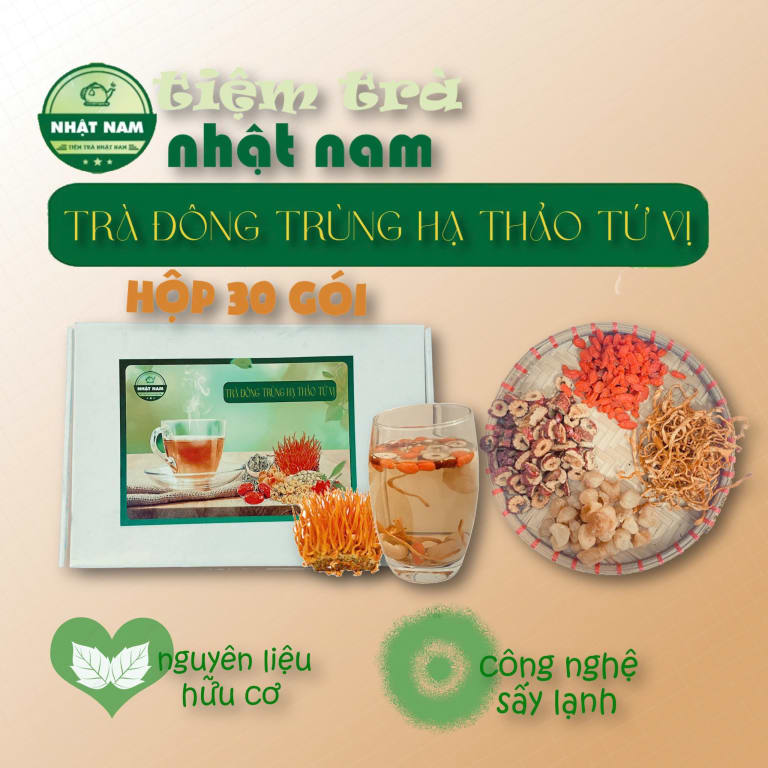 Bán Trà Đông Trùng Hạ Thảo Tứ Vị