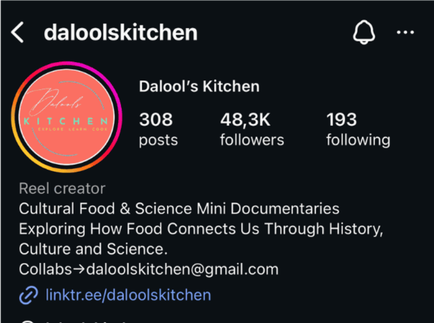 Student Instagram Page