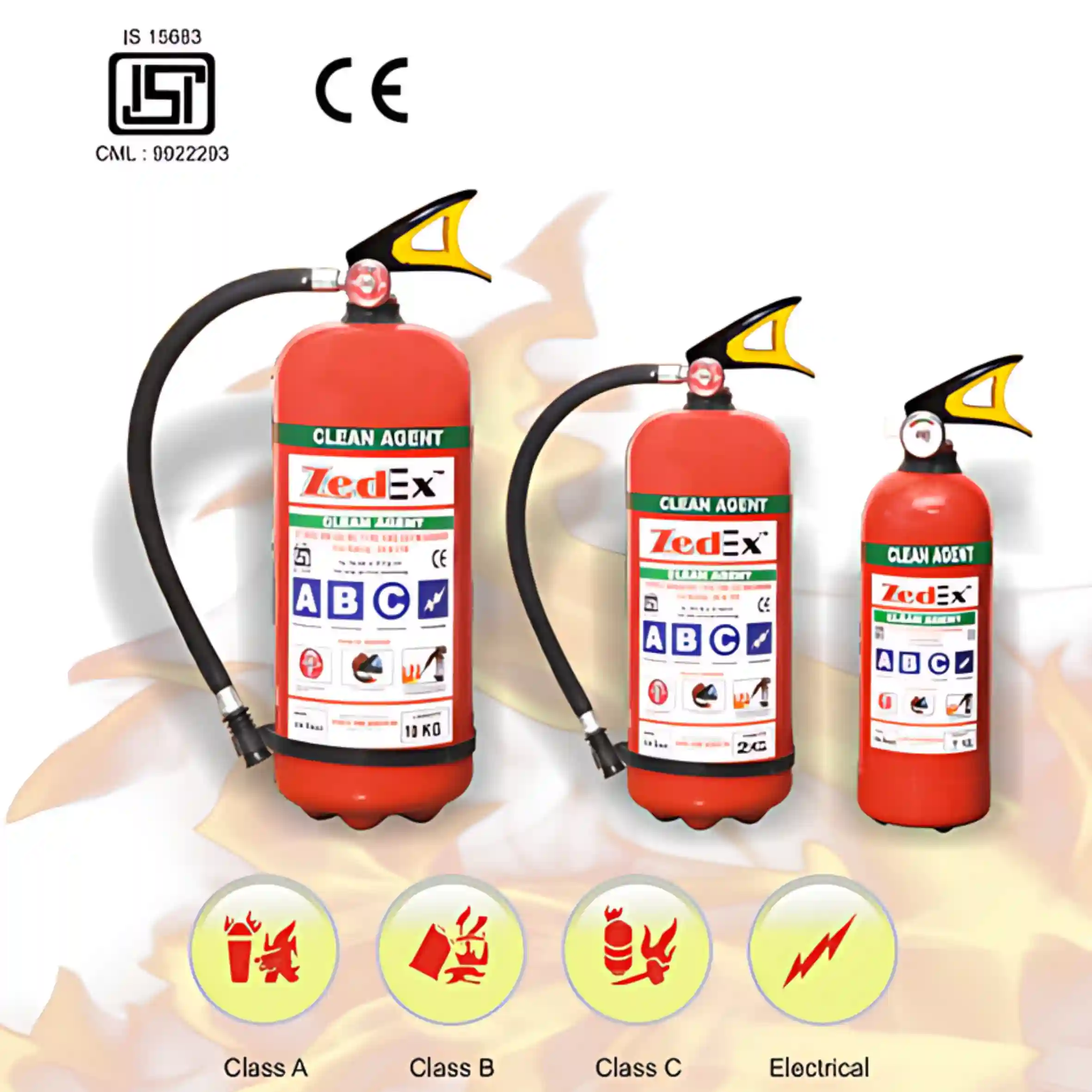 Clean Agent Fire Extinguishers (e.g., HFC 236fa)