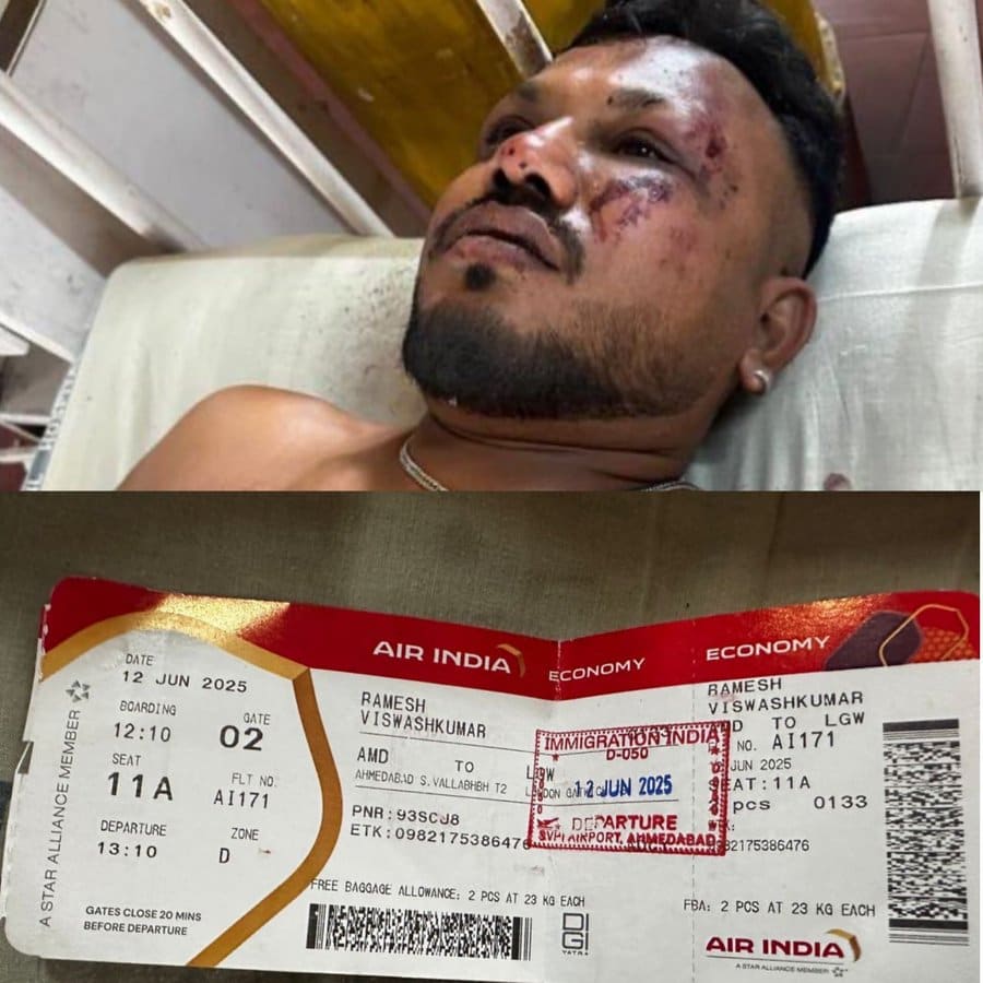 Qui est Vishwashkumar Ramesh, l’unique survivant du crash du vol Air India 171 ?