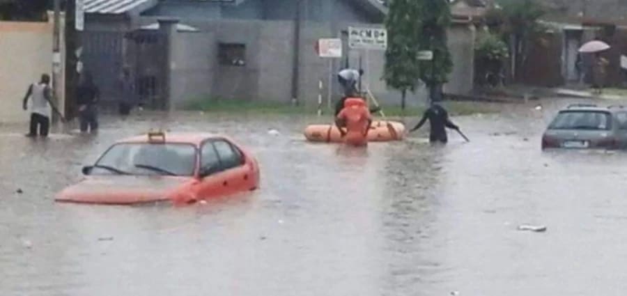 Inondation à Songon : des familles sinistrées et isolées